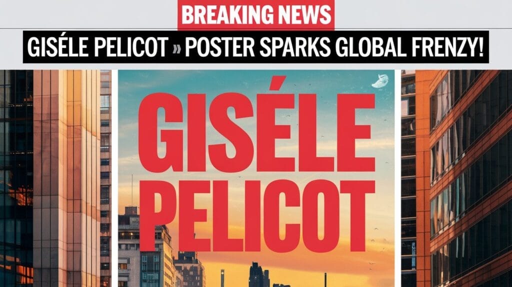 Gisèle Pelicot Bold Poster