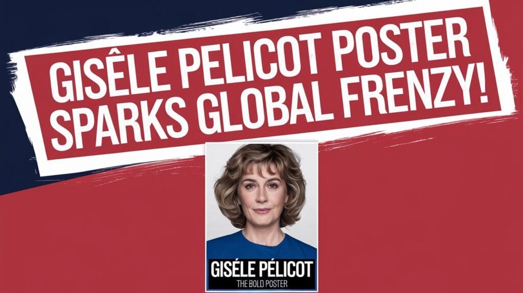 Gisèle Pelicot Bold Poster